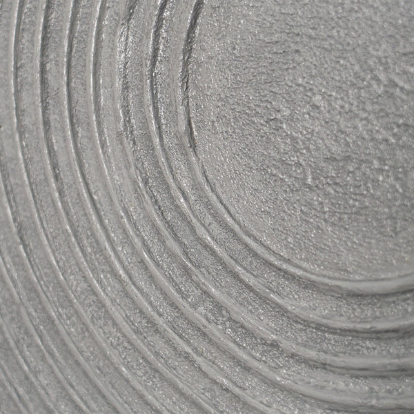 Moderne gemalte Bilder im Rahmen ruhiges Leinwandbild „Grauer Akkord“