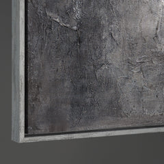 Abstraktes Wandbild mit hochwertigem Rahmen im modernen Stil