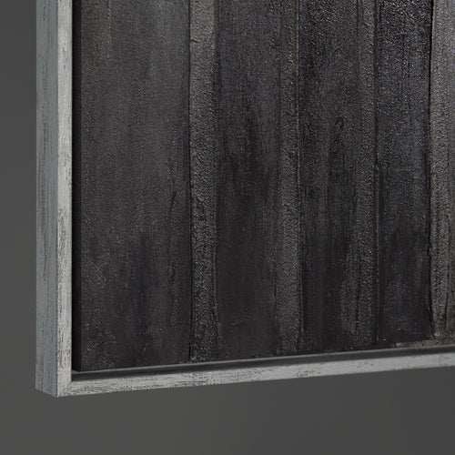 Detailaufnahme der Textur eines modernen abstrakten Wandbildes