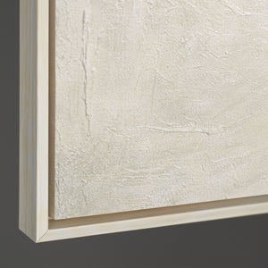 Minimalistisches abstraktes Gemälde mit strukturierter Oberfläche