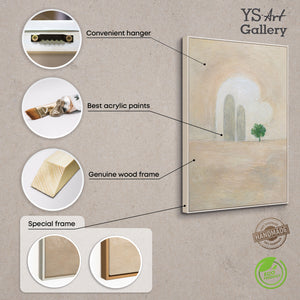 Wandbild abstrakt als dekoratives Element in modernen Wohnräumen