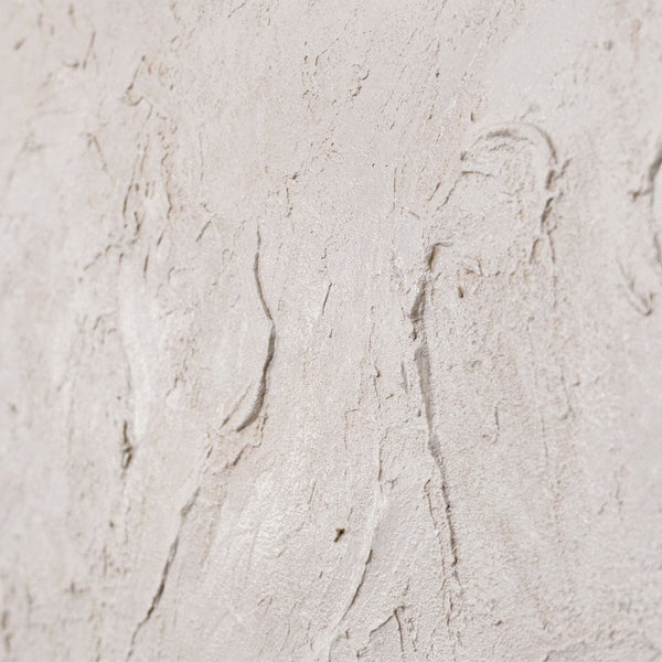 Moderne Wanddeko neutral – Abstraktes Bild Beige „Das Flüstern der Zeit“