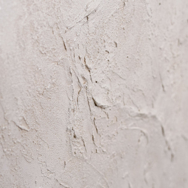 Moderne Wanddeko neutral – Abstraktes Bild Beige „Das Flüstern der Zeit“