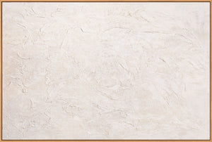 Handgemaltes Acrylbild mit Rahmen „Das Flüstern der Zeit“ – Abstrakte Strukturkunst