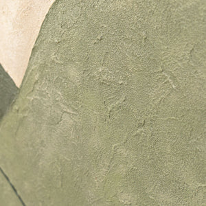 Abstrakte Leinwandkunst mit diagonaler Mineralstruktur in Grau