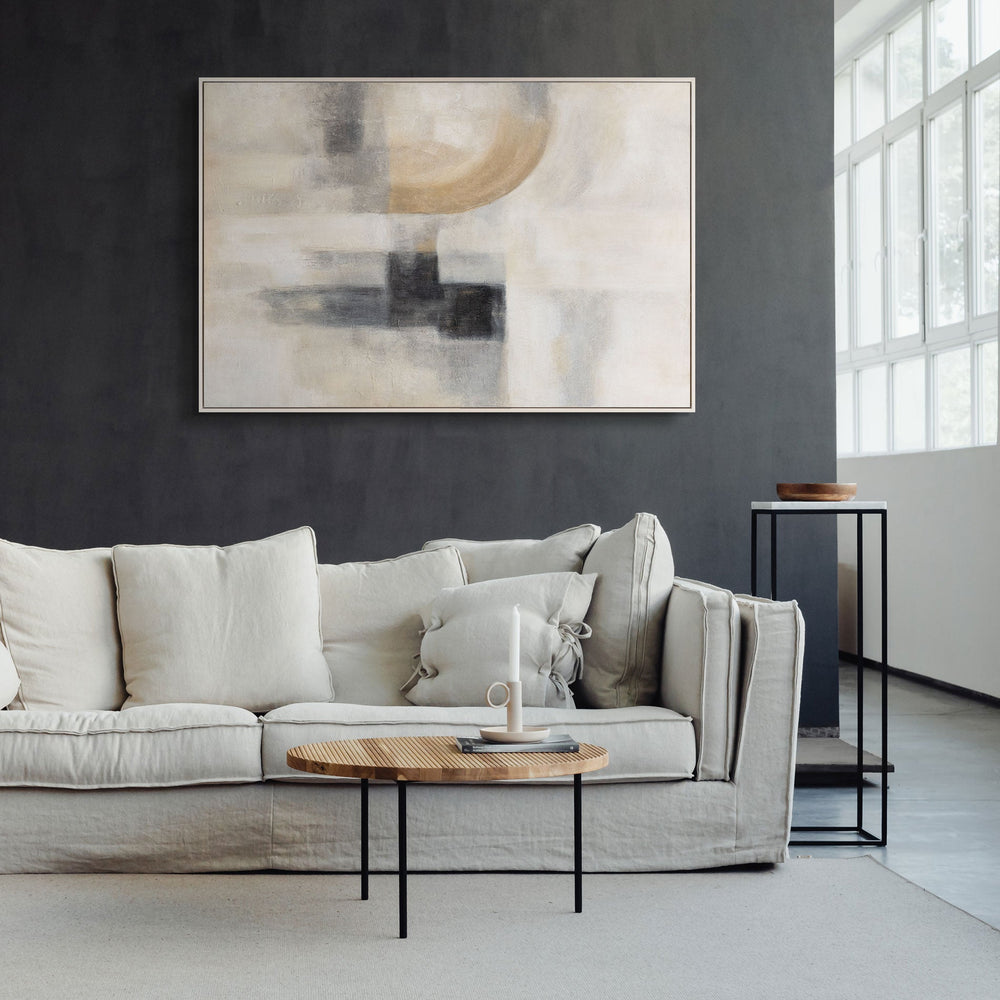 Moderne abstrakte Kunst – Acrylbild auf Leinwand „Geisterhaftes Licht“
