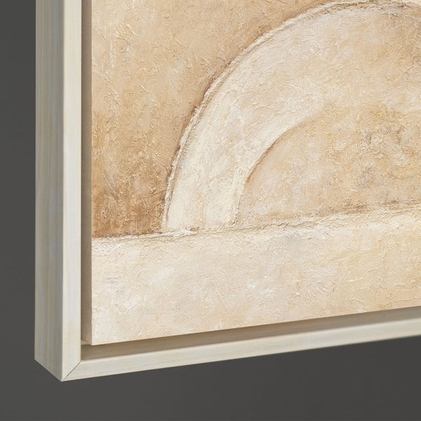 Handgemalte Gemälde auf Leinwand - Moderne Wandkunst für Wohnzimmer „Raum der Formen“