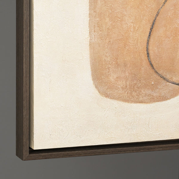 Modernes Leinwandbild handgemalt „Ausgewogenheit der Kontraste“