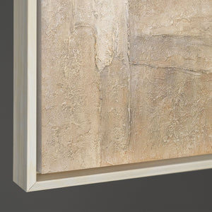 Zeitgenössische abstrakte Wandkunst mit Struktur, minimalistisches Design