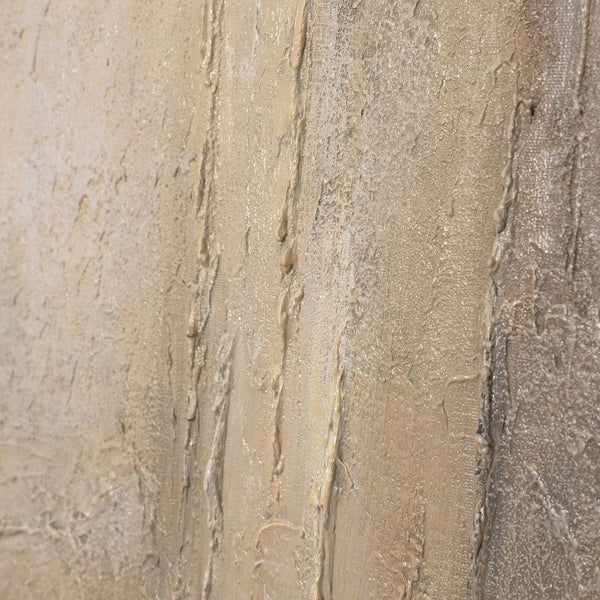 Minimalistisches abstraktes Gemälde mit strukturierter Oberfläche