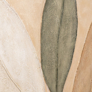 Abstraktes Leinwandbild „Tanz der Blätter“ – Handgemalte Wandkunst Naturmotiv