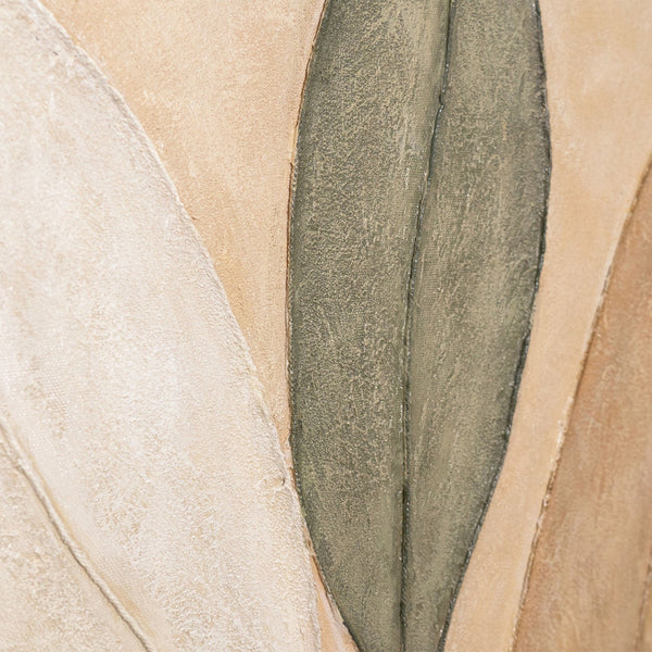 Abstraktes Leinwandbild „Tanz der Blätter“ – Handgemalte Wandkunst Naturmotiv
