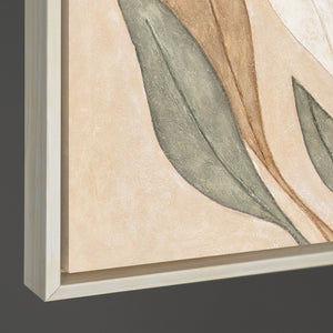 Abstraktes Leinwandbild „Tanz der Blätter“ – Handgemalte Wandkunst Naturmotiv