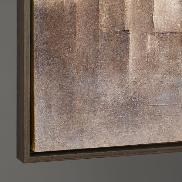 Handgemalte Gemälde „Grenzen der Illusion“ – Moderne Wandkunst auf Leinwand