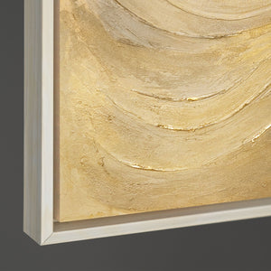 Leinwandbild „Kreise der Zeit“ – Strukturiertes Gemälde modern & elegant