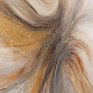 Abstraktes Leinwandbild „Energie des Stroms“ – Moderne Kunst für Wohnzimmer