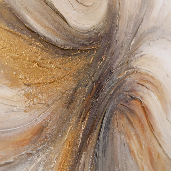 Abstraktes Leinwandbild „Energie des Stroms“ – Moderne Kunst für Wohnzimmer