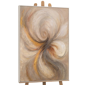 Abstraktes Leinwandbild „Energie des Stroms“ – Moderne Kunst für Wohnzimmer