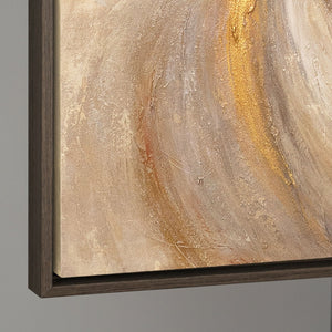 Abstraktes Leinwandbild „Energie des Stroms“ – Moderne Kunst für Wohnzimmer