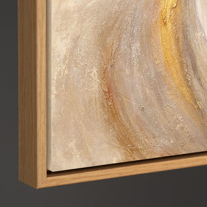 Abstraktes Leinwandbild „Energie des Stroms“ – Moderne Kunst für Wohnzimmer