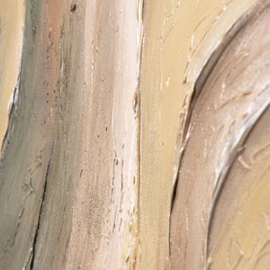 Moderne Wandkunst „Sanfte Strömung“ – Handgemaltes Acrylbild auf Leinwand