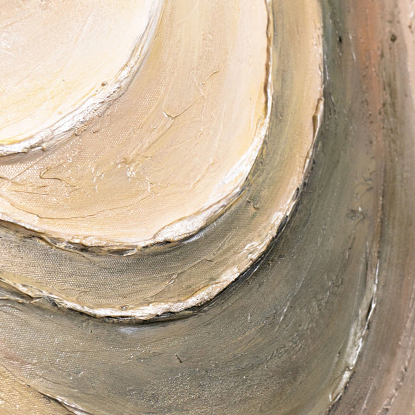 Moderne Wandkunst „Sanfte Strömung“ – Handgemaltes Acrylbild auf Leinwand
