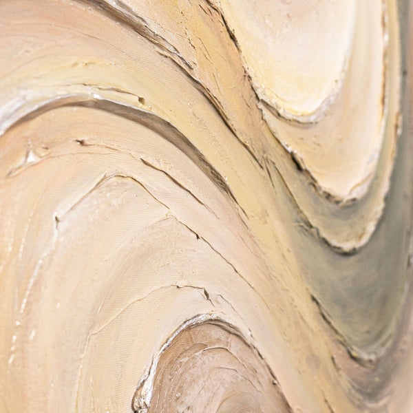 Moderne Wandkunst „Sanfte Strömung“ – Handgemaltes Acrylbild auf Leinwand