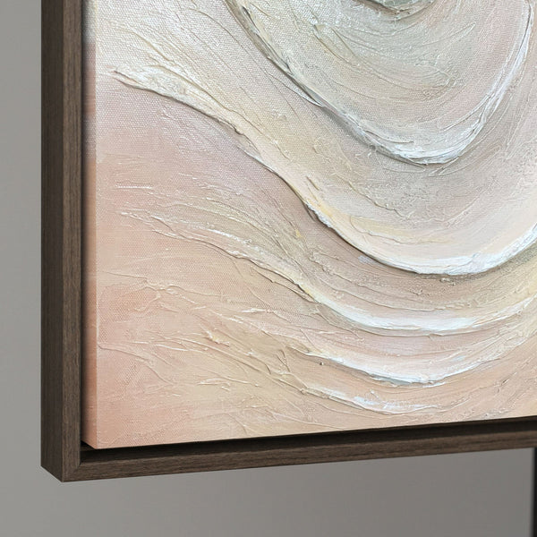 Moderne Wandkunst „Sanfte Strömung“ – Handgemaltes Acrylbild auf Leinwand