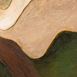 Abstraktes Acrylgemälde „Tanz der Hügel“ – Moderne Landschaft auf Leinwand