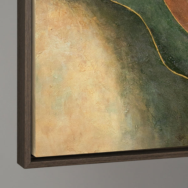 Abstraktes Acrylgemälde „Tanz der Hügel“ – Moderne Landschaft auf Leinwand