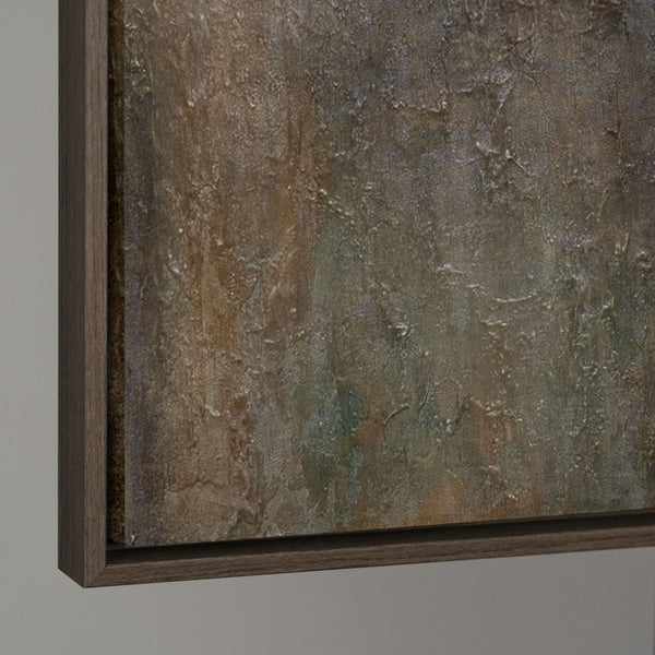 Abstraktes Gemälde auf Leinwand „Wärme des Universums“ – Moderne Wanddekoration