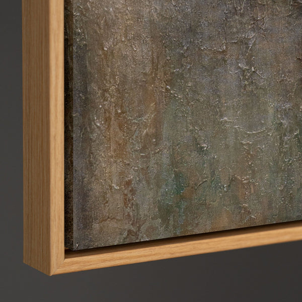 Abstraktes Gemälde auf Leinwand „Wärme des Universums“ – Moderne Wanddekoration