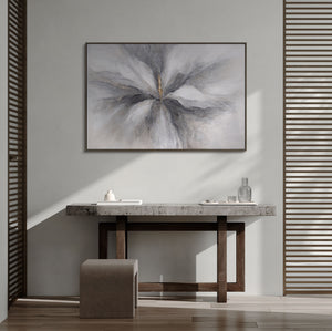 Handgemaltes Acrylbild „Goldener Moment“ – Moderne Kunst auf Leinwand mit Struktur