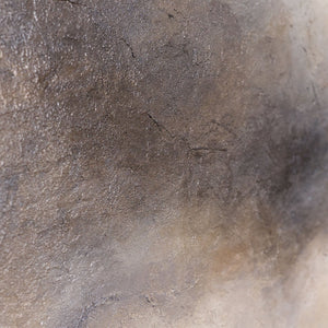 Abstraktes Acrylbild „Nebliger Morgen“ – Elegante Acrylgemälde in Beige & Grau