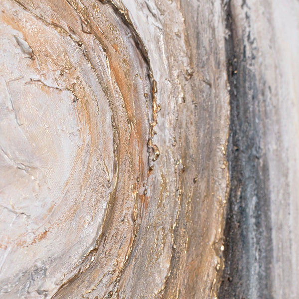 Handgemaltes Bild „Wasserfall der Träume“ – Moderne Wandkunst mit Struktur