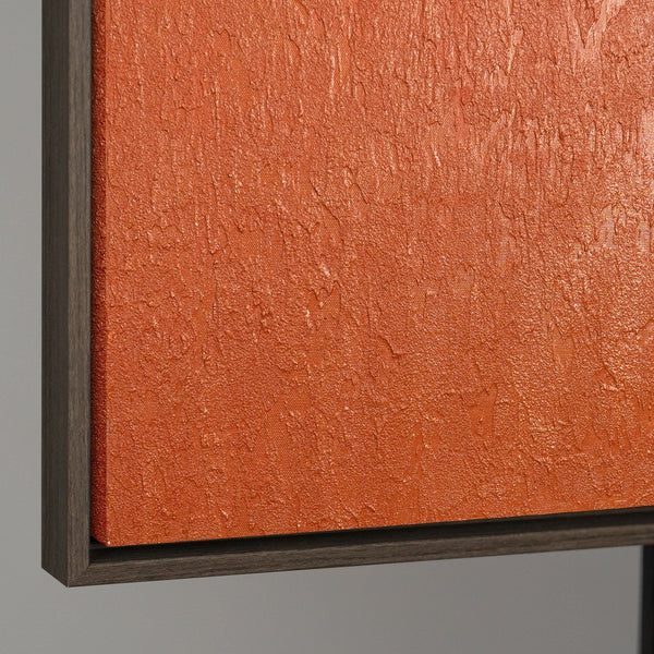 Abstraktes Wandbild mit harmonischen Formen und natürlicher Farbwirkung