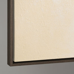 Strukturierte Acrylmalerei mit Rahmen „Verflechtung“ – Abstrakte Kunst fürs Wohnzimmer