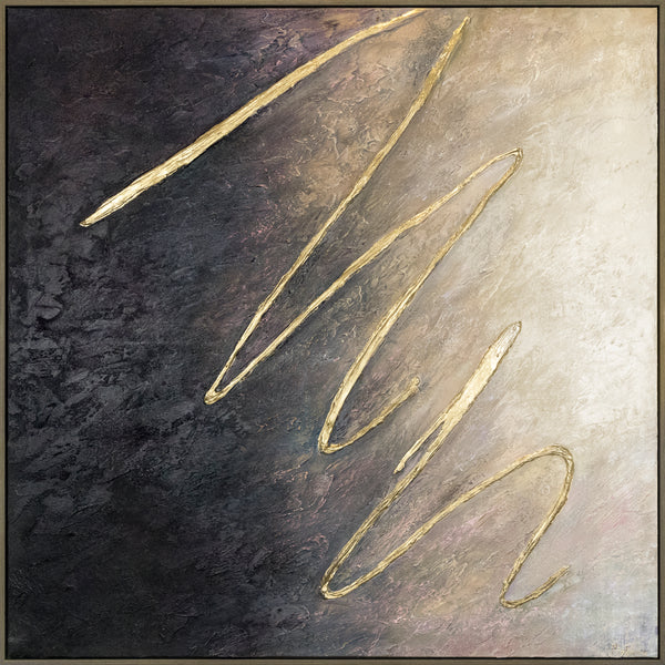 Framed artwork for living room "Through the stars"