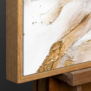 Rahmen aus natürlichem Holz – Detail