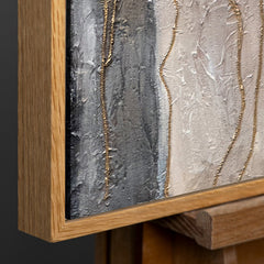 Rahmen aus natürlichem Holz – Detail