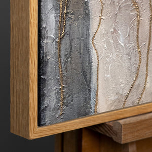 Rahmen aus natürlichem Holz – Detail