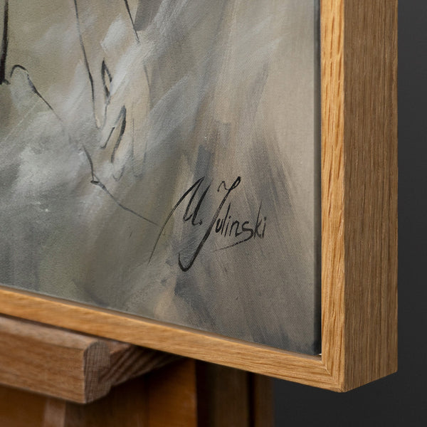 Rahmen aus natürlichem Holz – Detail