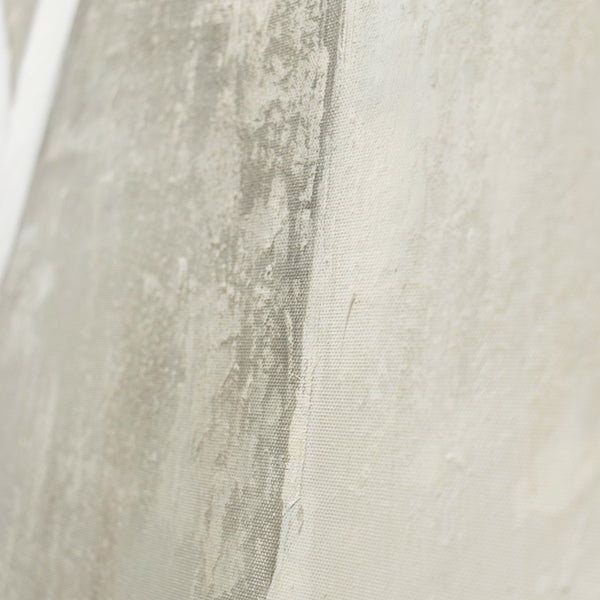 Handgemaltes Gemälde „Mery“ – Abstrakte Linienkunst in Beige