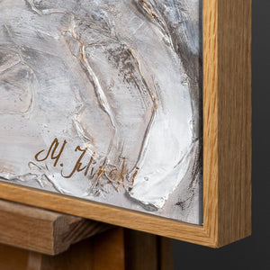 Rahmen aus natürlichem Holz – Detail