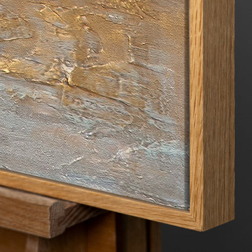 Rahmen aus natürlichem Holz – Detail