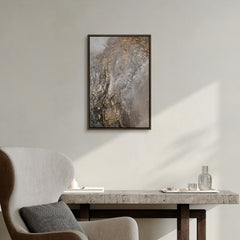 Handgemaltes abstraktes Gemälde „Universum I" – 60x40 cm mit Rahmen