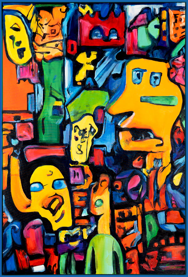 Abstrakte Wandkunst modern