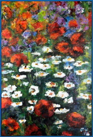 Künstlerische Acrylmalerei Struktur Deko