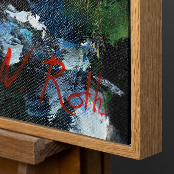 Rahmen aus natürlichem Holz – Detail