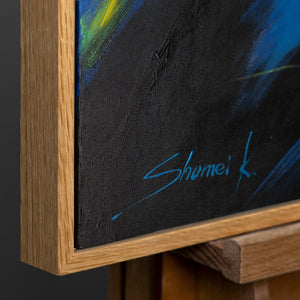 Rahmen aus natürlichem Holz – Detail